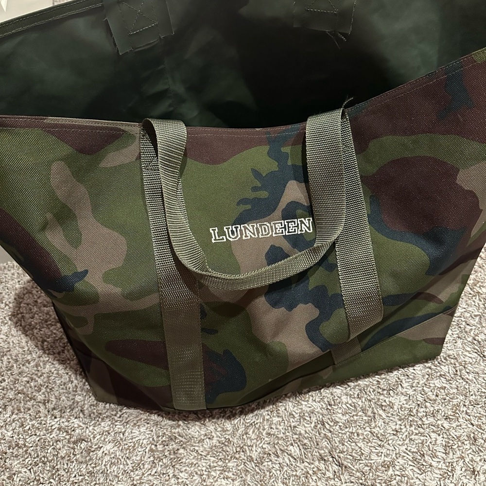 L.L. Bean XL Camo Tote Bag